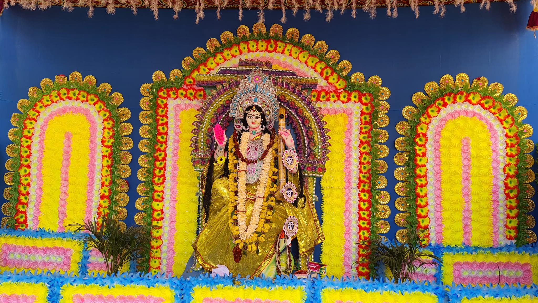 Saraswati Puja Celebration